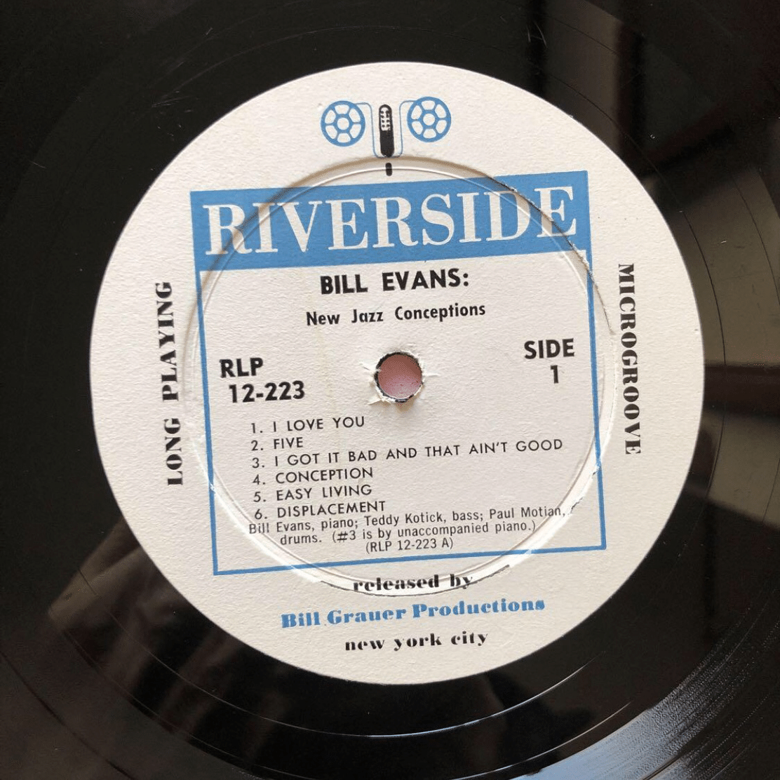 ビル・エヴァンス Bill Evans【オリジナル盤・白フラ・深溝・超入手