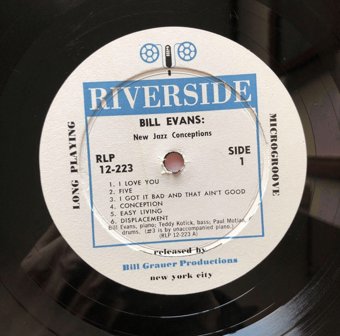 ビル・エヴァンス Bill Evans【オリジナル盤・白フラ・深溝・超入手困難】 ビル・エヴァンス Bill Evans【オリジナル盤・白フラ・深溝・超