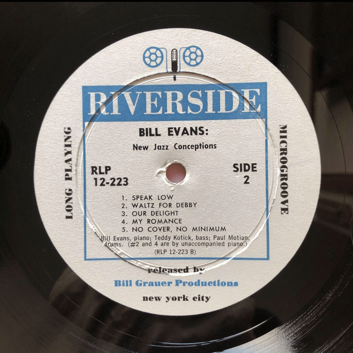 ビル・エヴァンス Bill Evans【USオリジナル盤・初期・美品・入手困難】 ビル・エヴァンス Bill Evans【オリジナル盤・白フラ・深溝・超入手