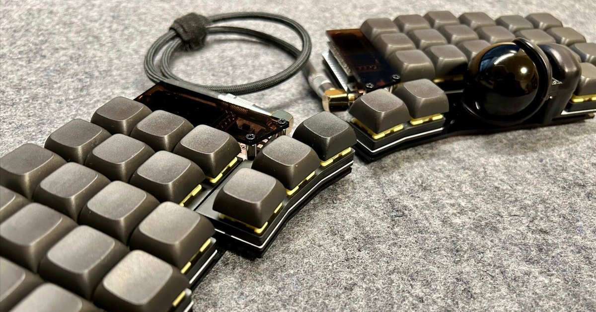 正規品販売！ 真っ黒なKeyballをつくりたい② -着色・組み立て-｜あじすけ キーボード