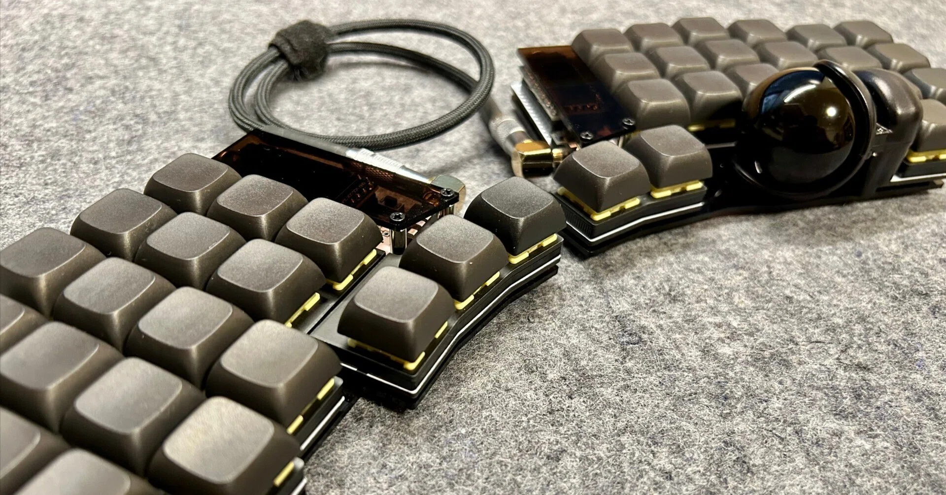 真っ黒なKeyballをつくりたい② -着色・組み立て-|あじすけ 真っ黒なKeyballをつくりたい② -着色・組み立て-|あじすけ