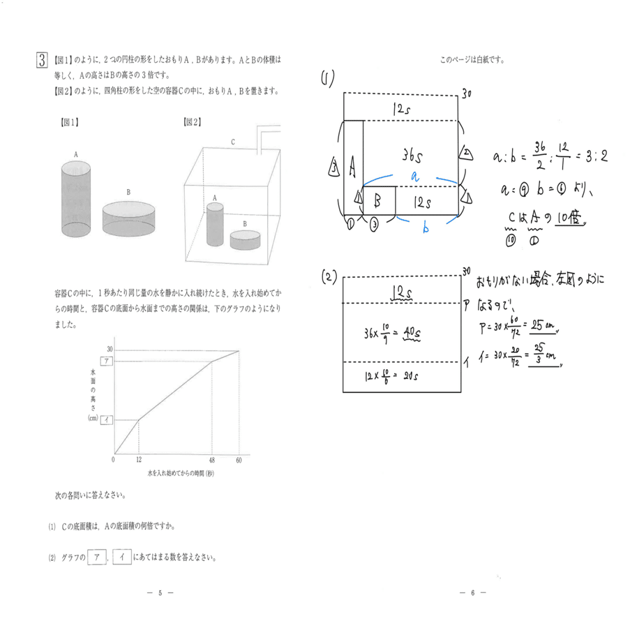 2024 渋谷幕張中 算数｜うえたけ