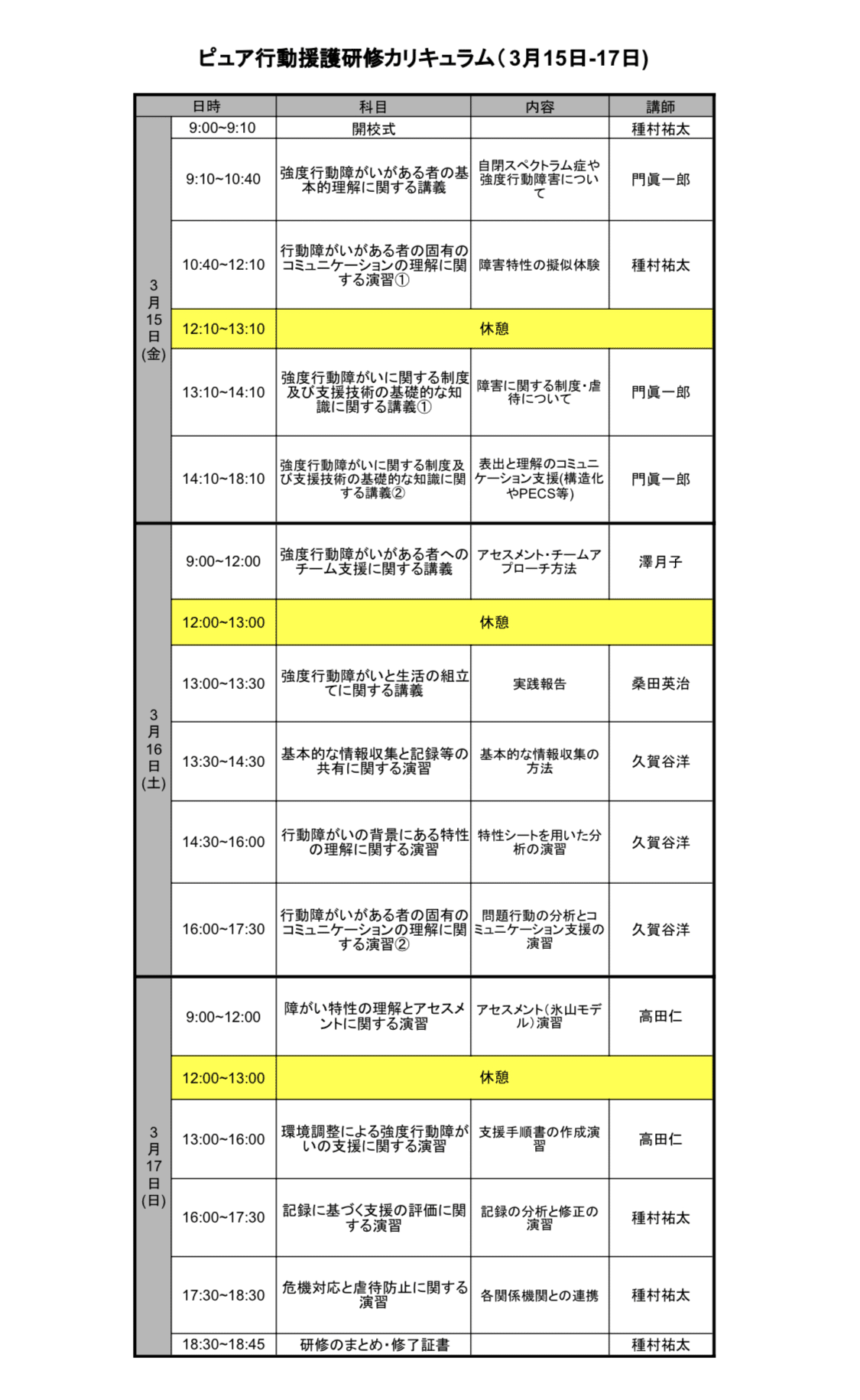 ピュア行動援護従業者養成研修を開催｜NPO法人発達障害サポートセンターピュア