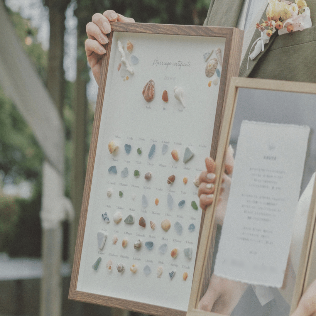 世界にひとつだけの結婚証明書ができるまで｜さいとうえみり｜hikari