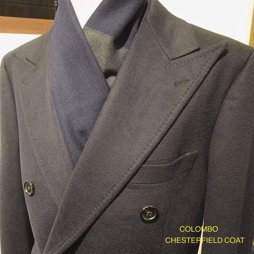 コロンボ・ダブルチェスターフィールドコート｜noma