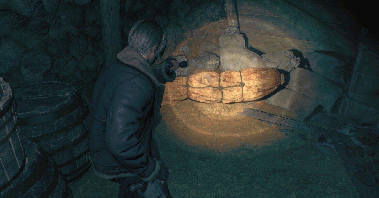 クランチ文体でバイオハザードre4 その3｜とんかつ