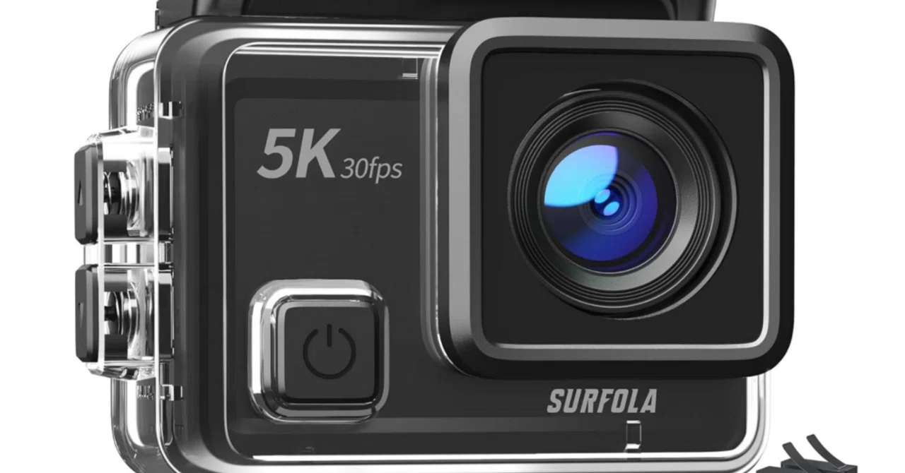 Surfola 5K 30FPS アクションカメラ 24MP解像度 WiFi搭載
