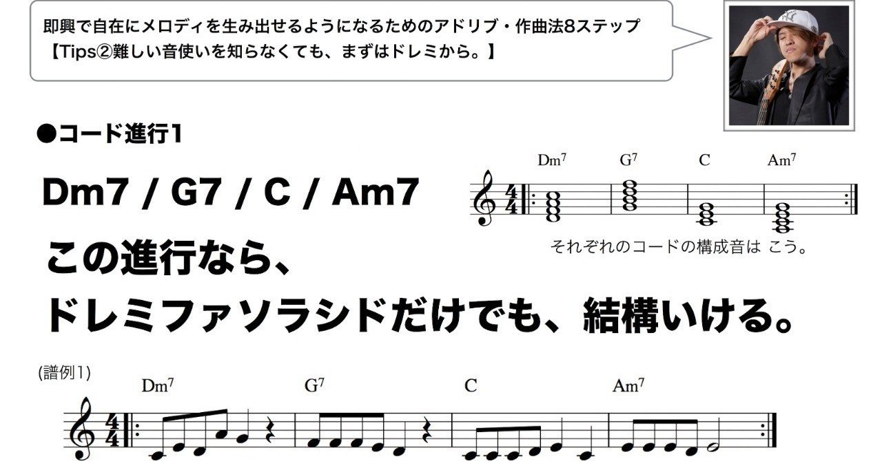 ②難しい音使いを知らなくても、まずはドレミから。】｜Yusuke Morita