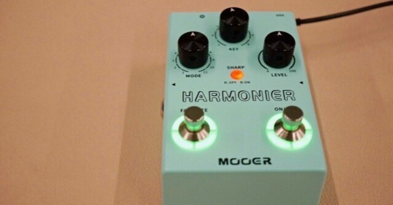 ヴォーカルに美しいハーモニーを加えるMooer MVP2 Harmonier！｜Lep