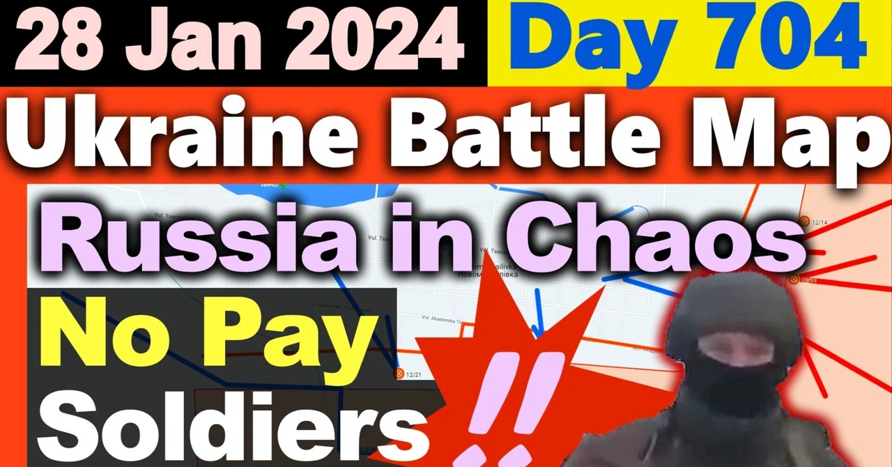 Day 704 [Ukraine War Map] Russian Soldiers in Chaos! Rus MoD: