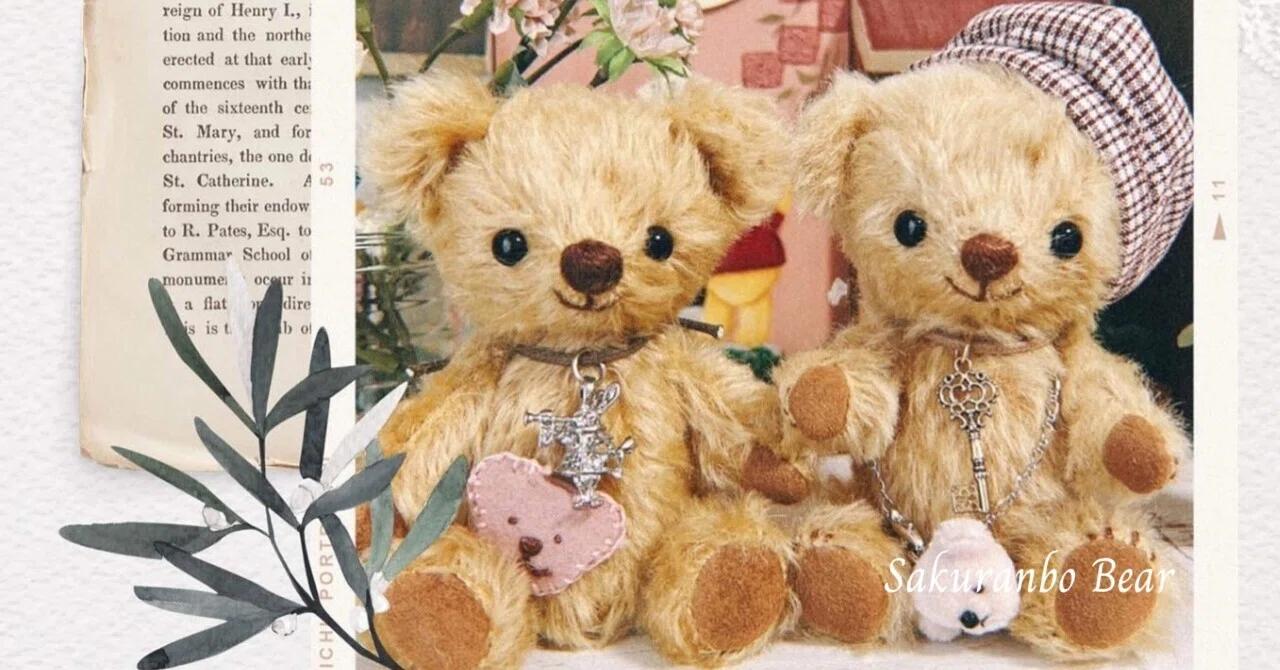 テディベアのJoyくんを紹介します｜あゆ＊テディベア作家