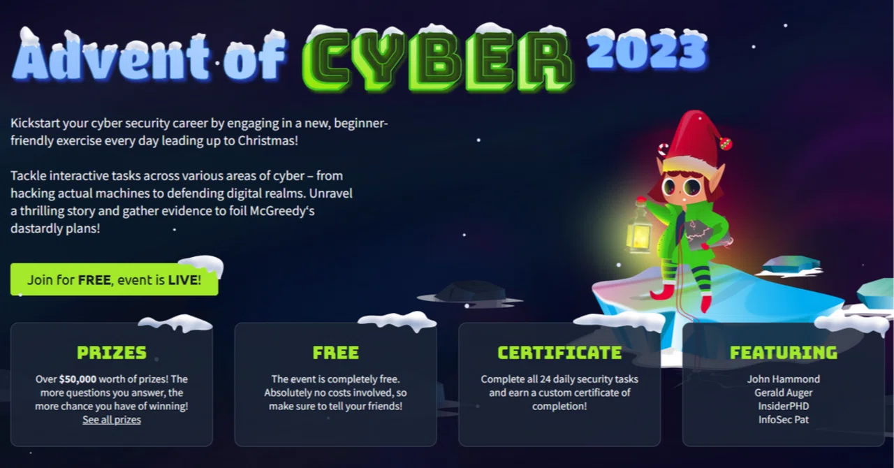 半年ぶりの TryHackMe で Advent of Cyber 2023 に挑む｜Koi