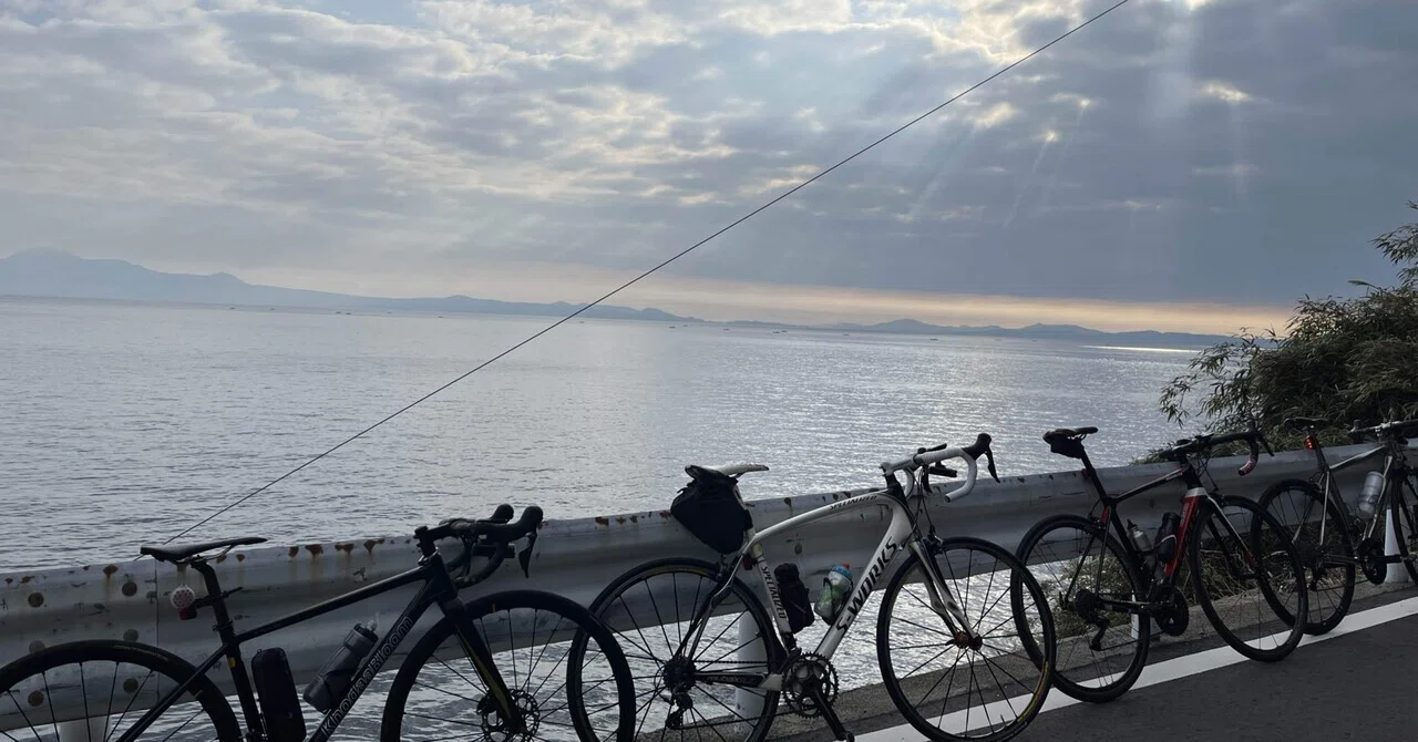 本日の自転車活動 グループライド 国道34号からの野母崎1周ライド 