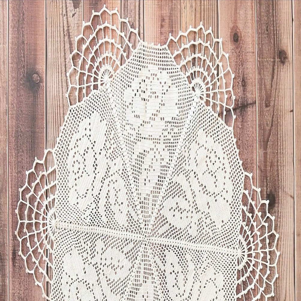 無料で閲覧できる英文パターン「薔薇のHexagon Filet Doily」｜owarimao