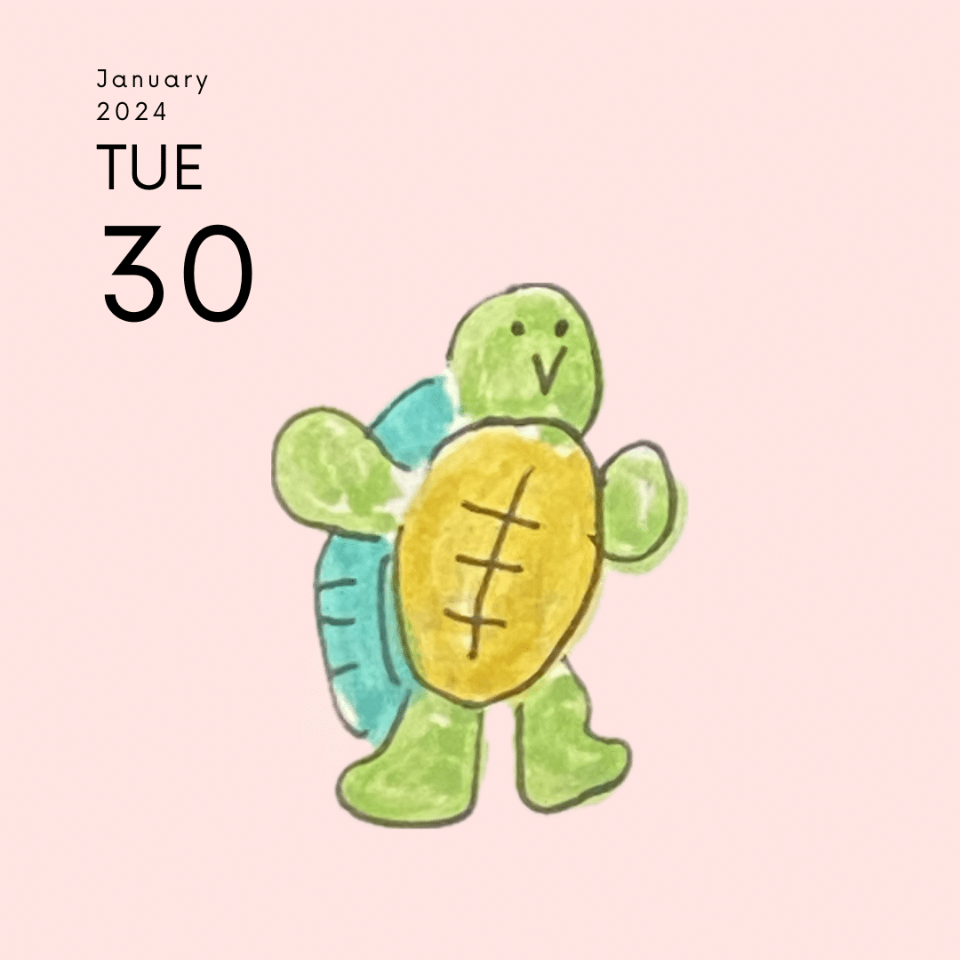 オリジナルハンドメイド 絵 かわいい甲羅のかめさん 今日のイラストは、カメ🐢 カメを描こうと思うと、 必ず甲羅が