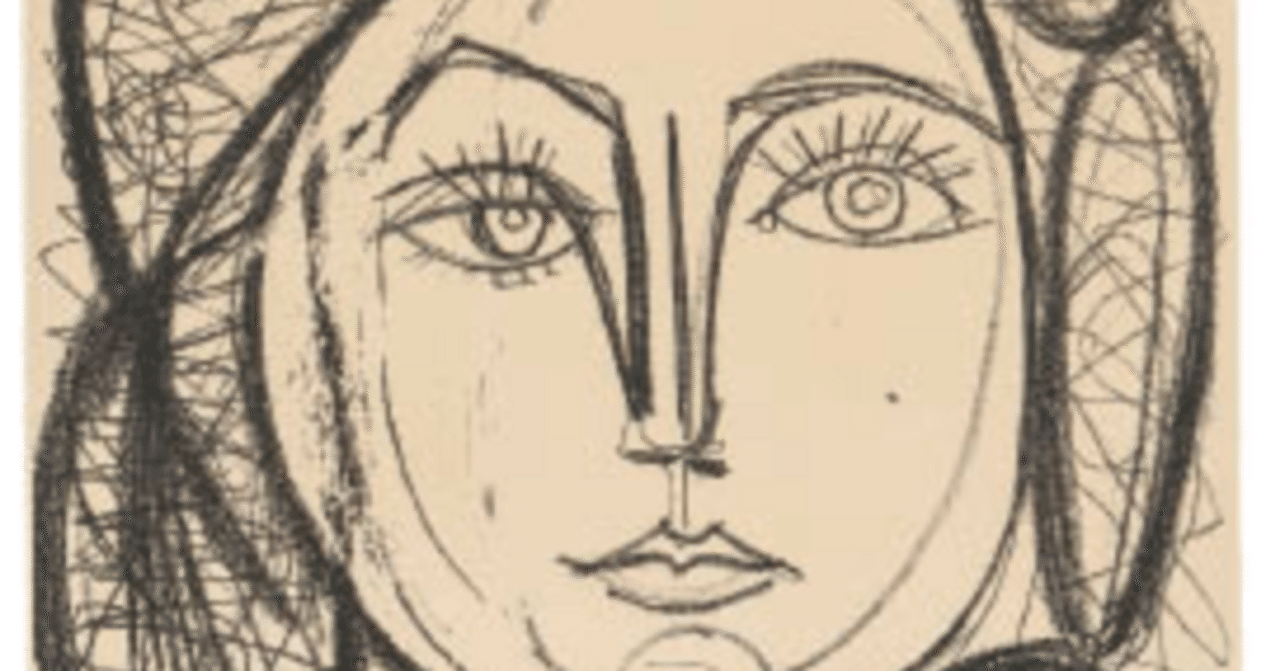 パブロ・ピカソ】 版画 / リトグラフ 「フランソワーズ」 1946年 査定