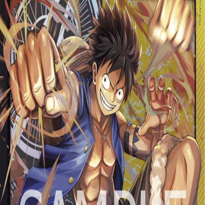 黒黄ルフィ フルパラデッキ ワンピースカード 黒黄ルフィ デッキ フルパラ 調整パーツ付