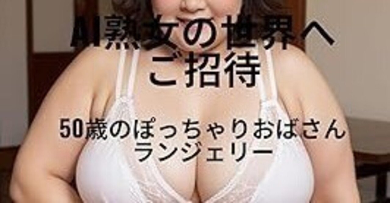 ぽっちゃり熟女婆さんのヌード画像 AI美女写真集】AI熟女の世界へご招待 50歳のぽっちゃりおばさんランジェリー（100ページ）｜おいちゃん@AI美女・熟女｜SeaART研究部