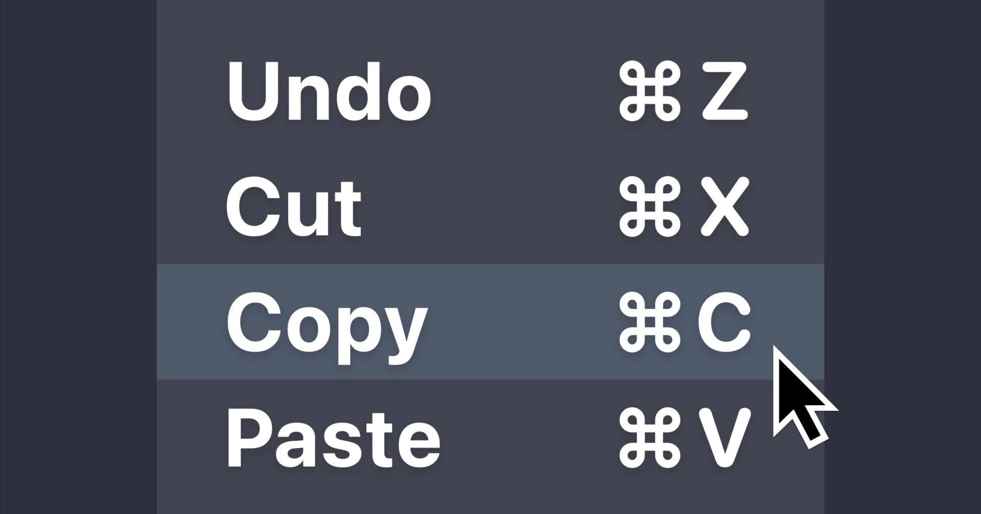 カット、コピー、ペースト、アンドゥをX,C,V,Zに割り当てたのは誰な