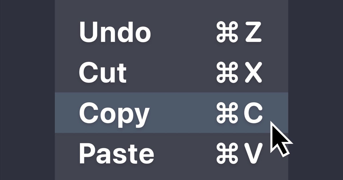 カット、コピー、ペースト、アンドゥをX,C,V,Zに割り当てたのは