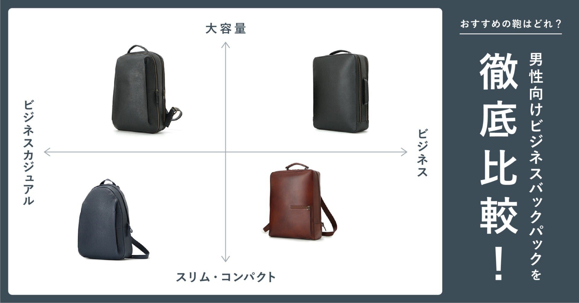 男性向けビジネスバックパックを徹底比較しました|マザーハウス 男性向けビジネスバックパックを徹底比較しました|マザーハウス