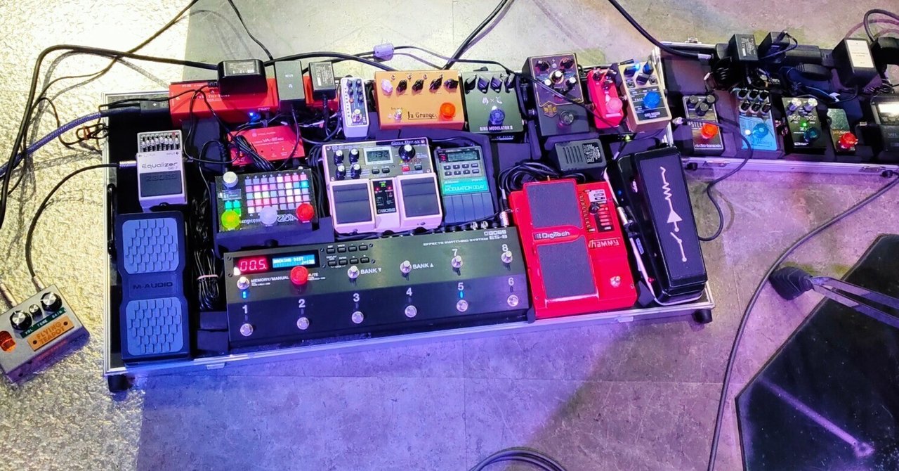 デカエフェクターボードを紹介してみる｜Tsubasa