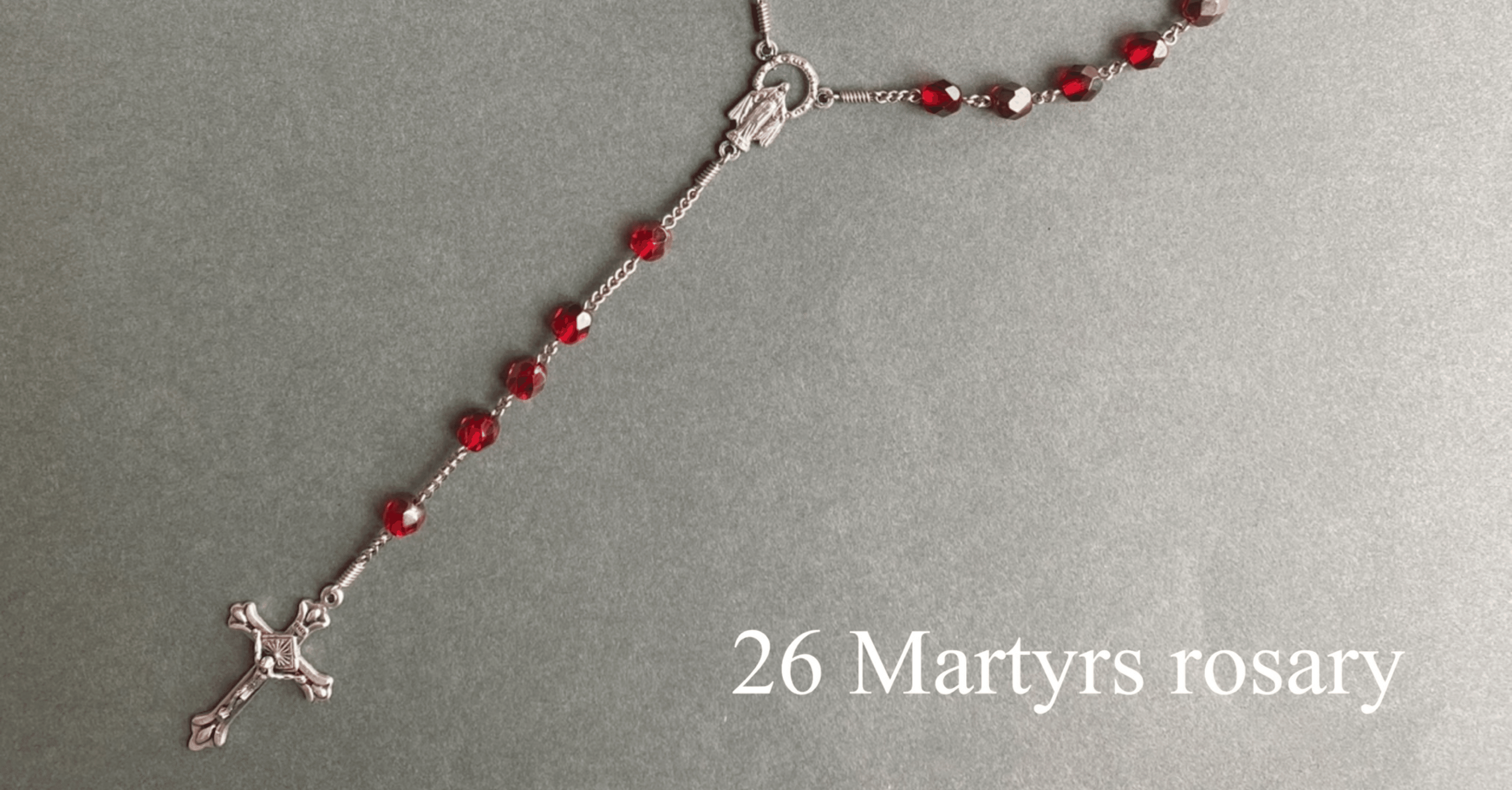 長崎編み＊日本二十六聖人のロザリオ｜長崎編みロザリオ HANA＊AKARI