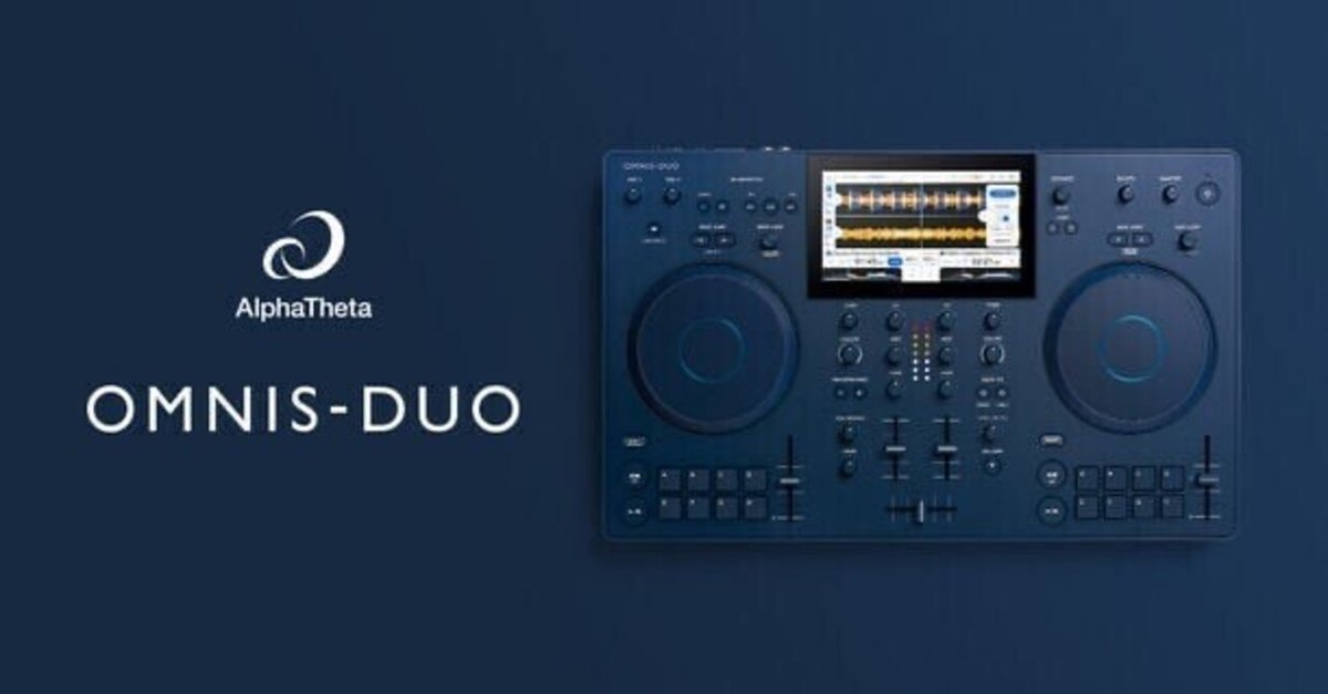 DJ機材 AlphaTheta OMNIS-DUO OMNIS-DUO - Portable all-in-one DJ system | AlphaTheta