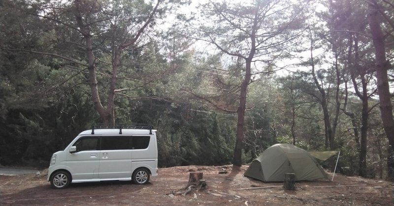 なぎの木ソロキャンプ