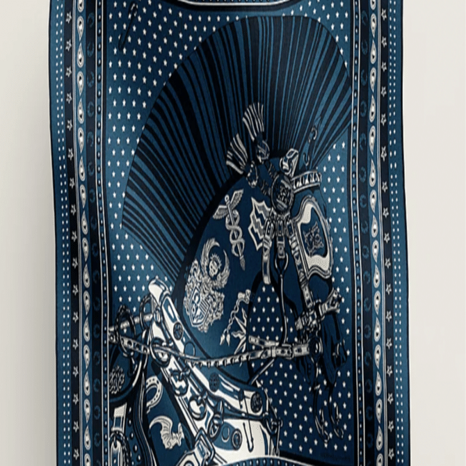 エルメスの新作カシミヤシルク 野村大輔さんデザインのシュヴァル