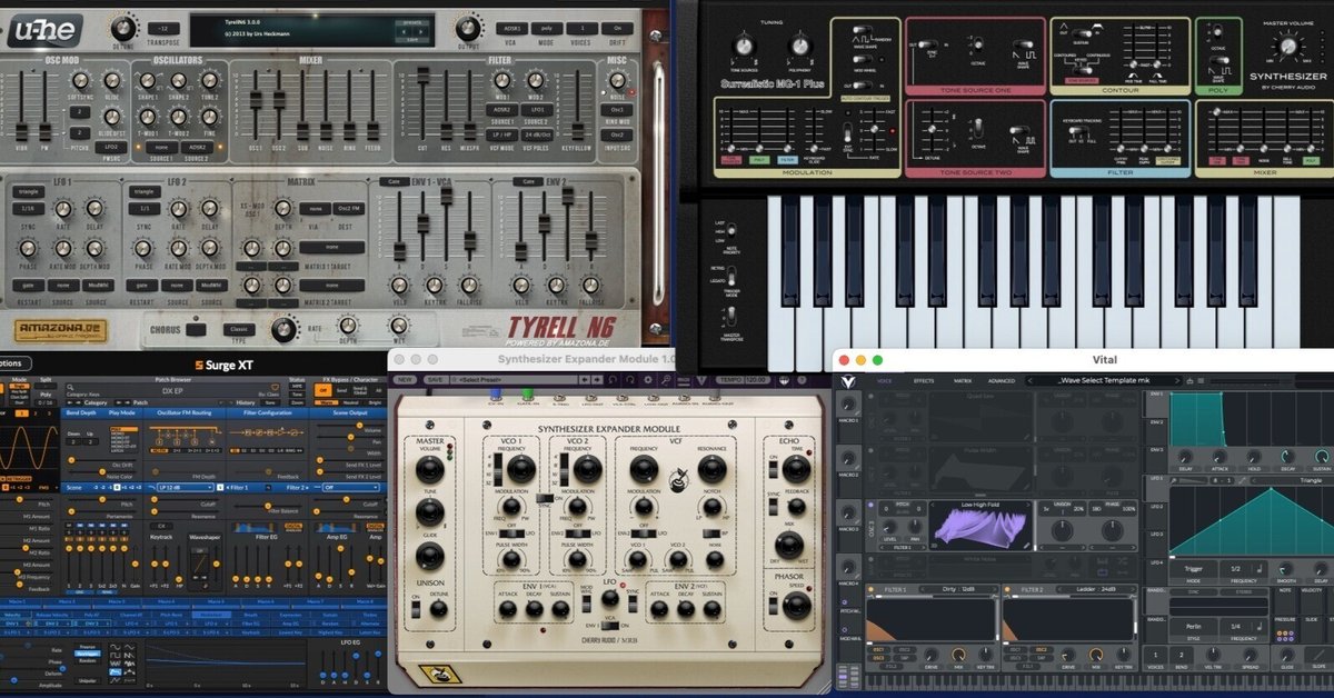 ウインドシンセ音源紹介 3 (ウィンドシンセ向きの無料音源編