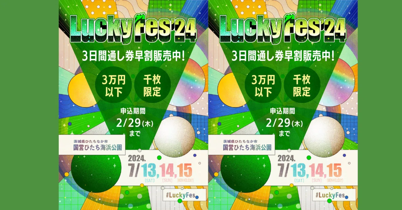 ワンパークフェスティバル2024 2日通し券 1枚（ONE PARK FESTIVAL 2024 