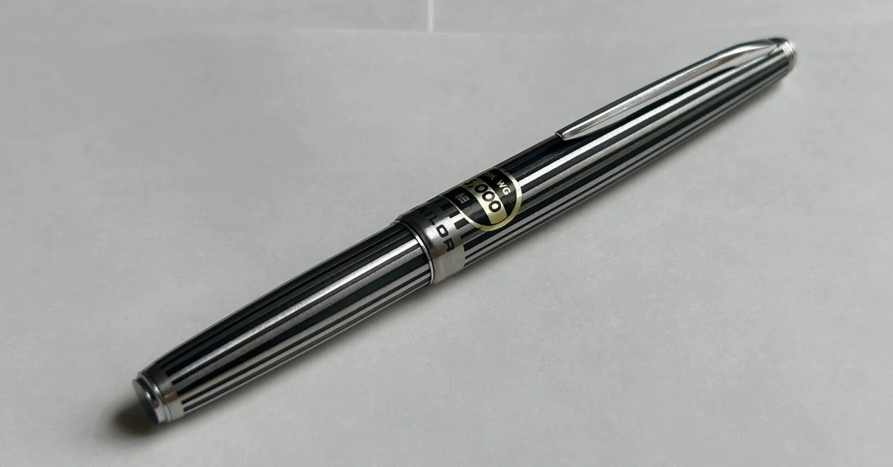 ☆PE576□PILOT μ パイロット ミュー ストライプ 箱付き 万年筆 ☆PE576□PILOT μ パイロット ミュー ストライプ 箱付き 万年筆