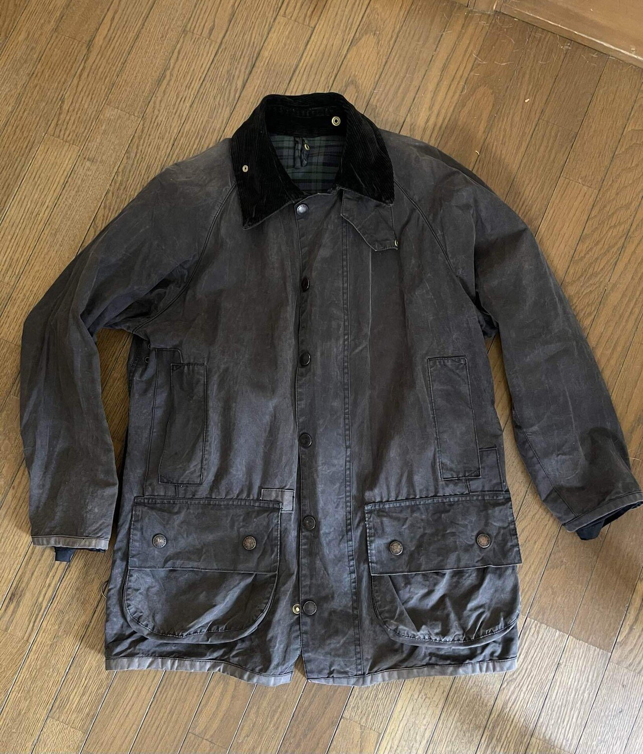 Barbourを自宅で洗う(オイル抜き)失敗例|村本大志 Barbourを自宅で洗う(オイル抜き)失敗例|村本大志