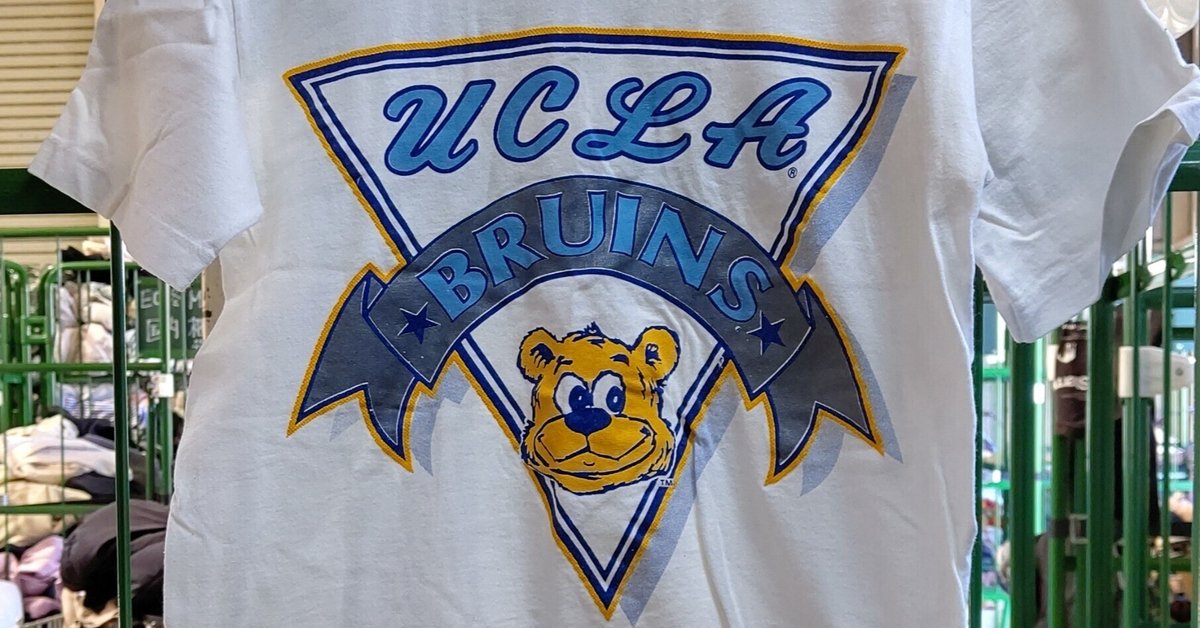 ナイキ　UCLA カリフォルニア大学ロサンゼルス校　ブルーインズ　ロングＴシャツ 🎉UCLAブルーインズ🐻のTシャツをレスキューした！MADE IN USA