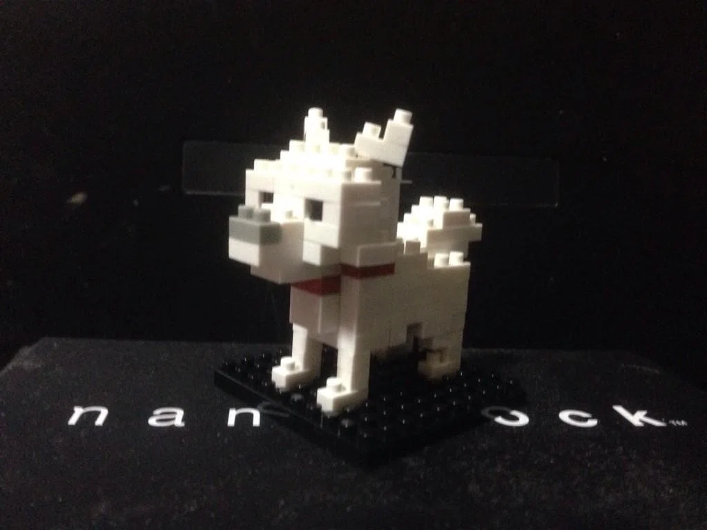 とりあえず 昨日作った初ナノブロック 北海道犬もといお父さんと呼ばれる犬 由宇 Note