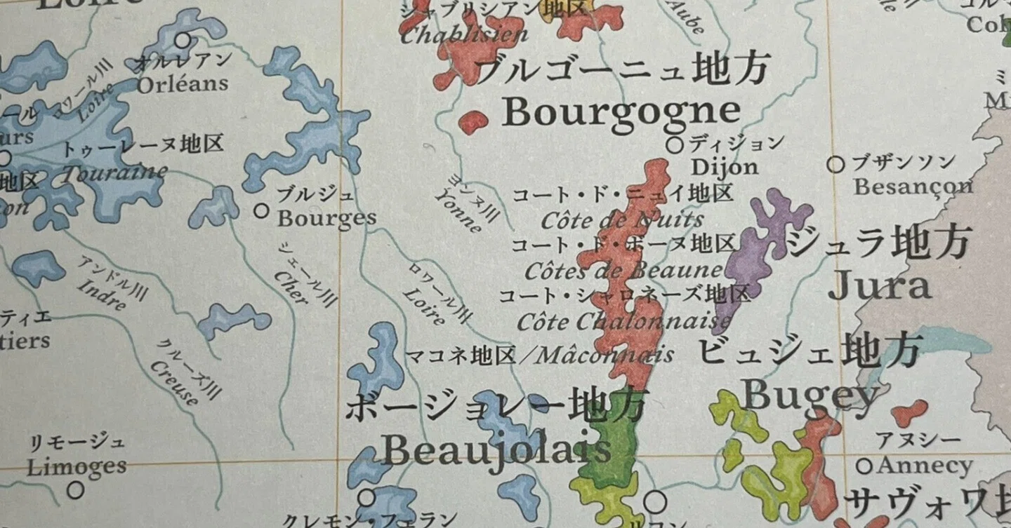 ワインの勉強～フランス編③：ブルゴーニュ地方・ボージョレ地方 その