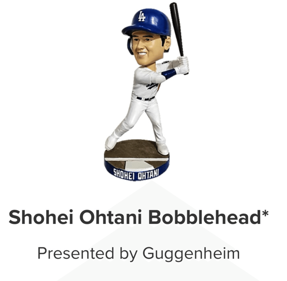 5/16 追っ 大谷翔平 バブルヘッド ドジャーインサイダー 