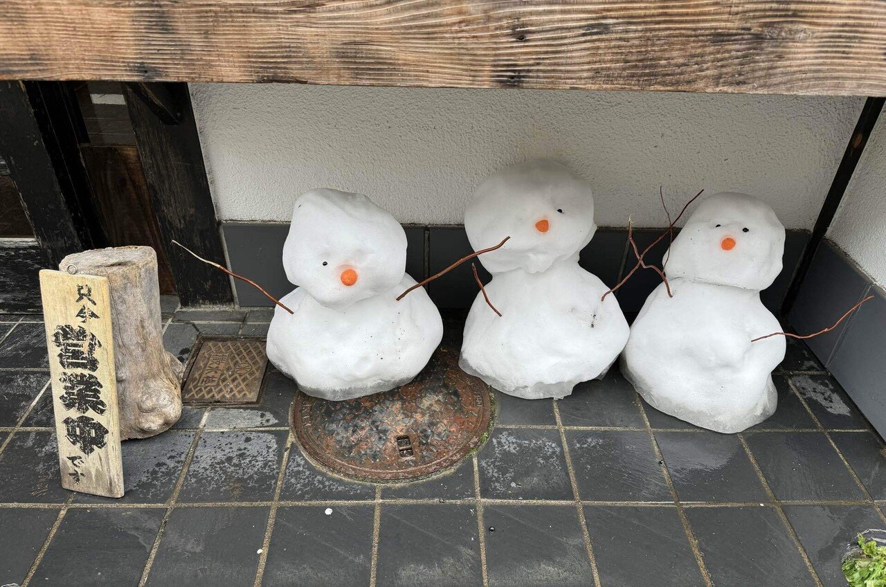 雑記 867 雪だるま｜yayayasu