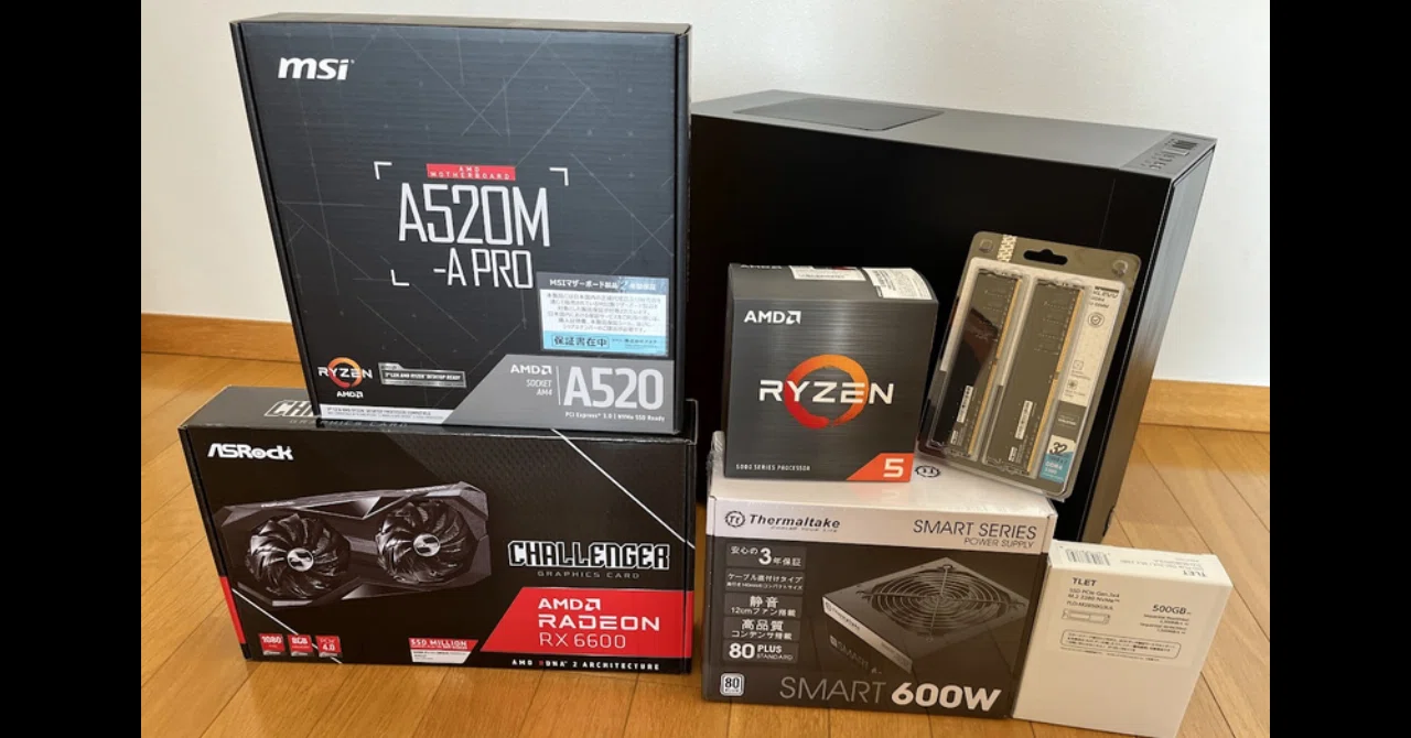 4万円台で快適なリモートワーク用デスクトップパソコンを作ってみた 