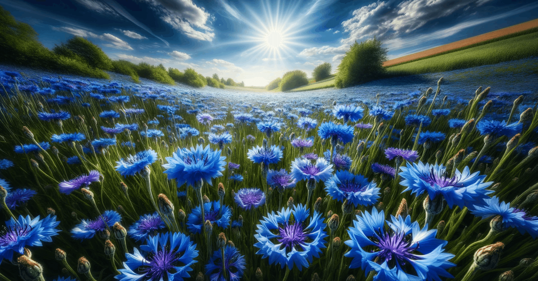 コーンフラワー】女性のカラダと365日のハーブ｜MARIKO SHIMODOZONO