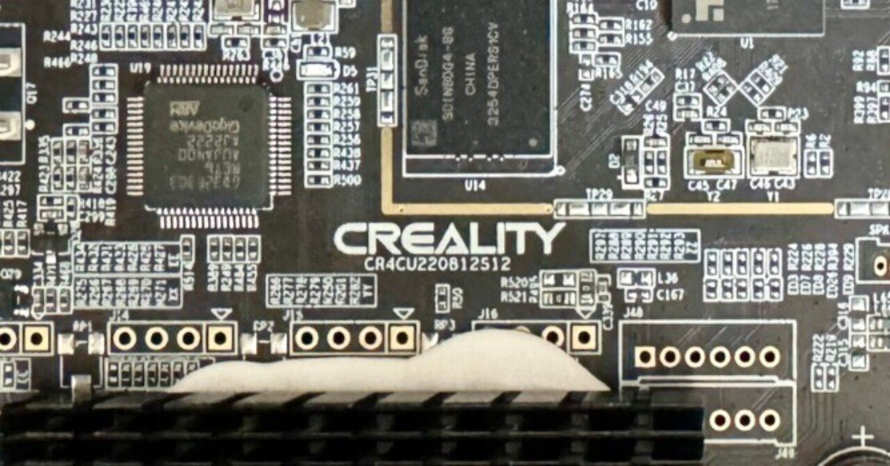 Creality K1で大物の印刷が停止するのでメインボードを交換した話｜Jun