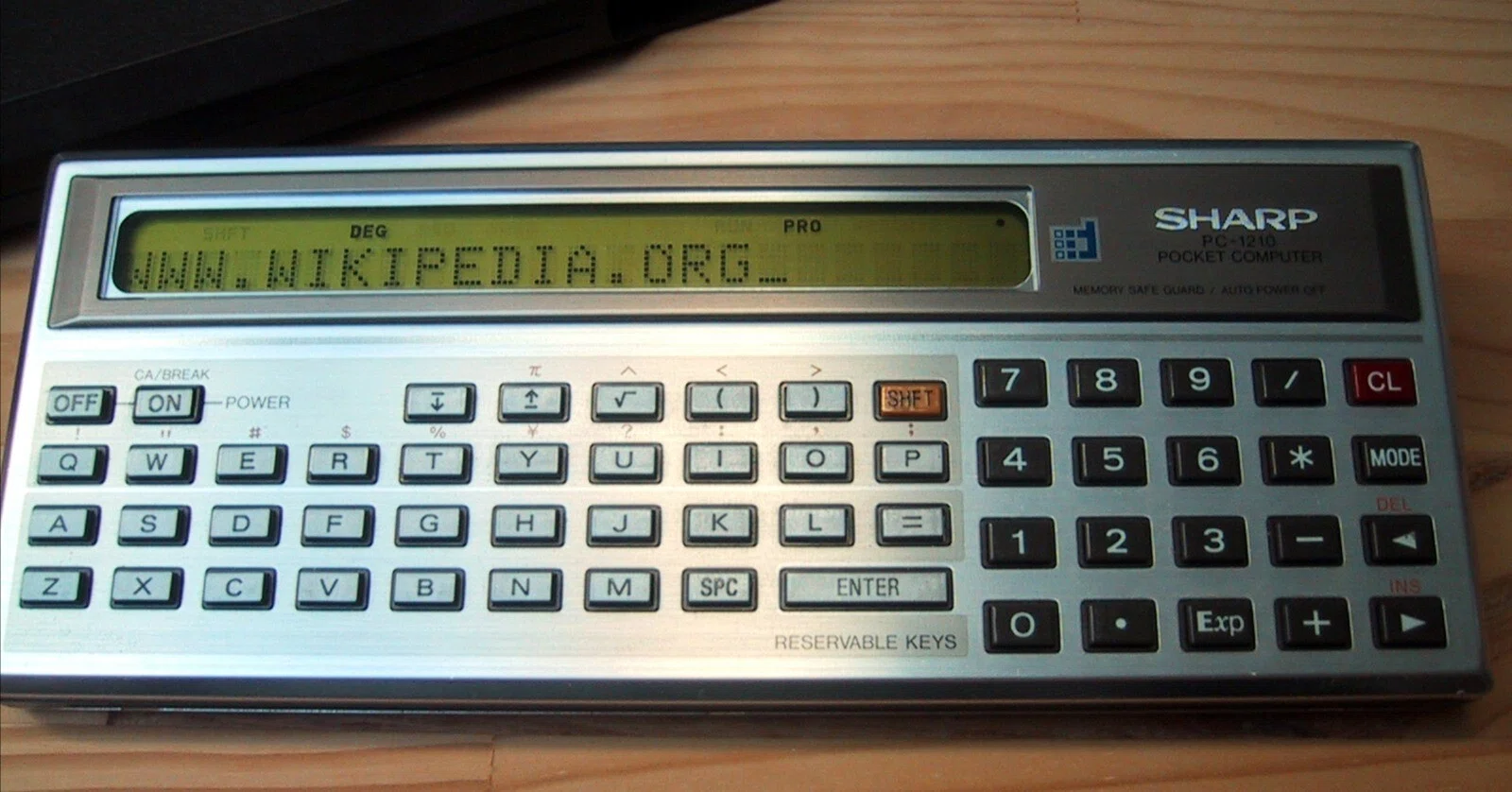 電卓マニア幻のポケットコンピュータSHARP、ピタゴラス、PC-1200 SHARP