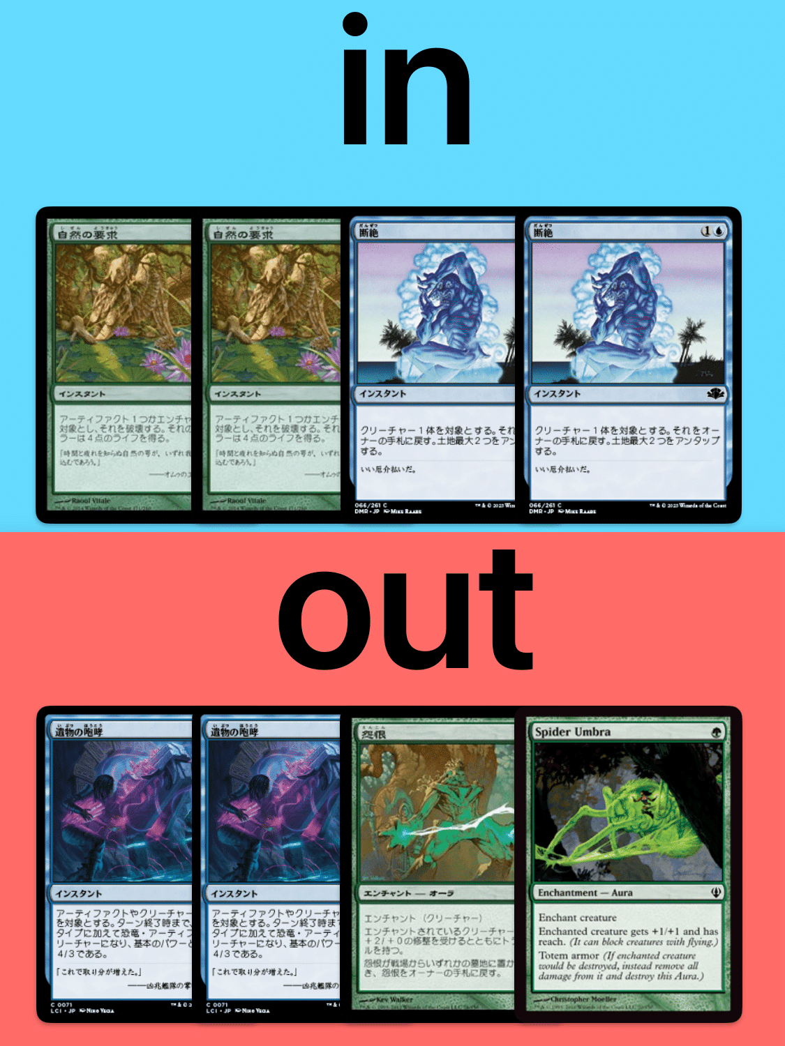 MTG パウパー　青　汎用　パーツ　まとめ売り いなり式パウパー青緑感染論（プレイング編）｜吉田おいなり