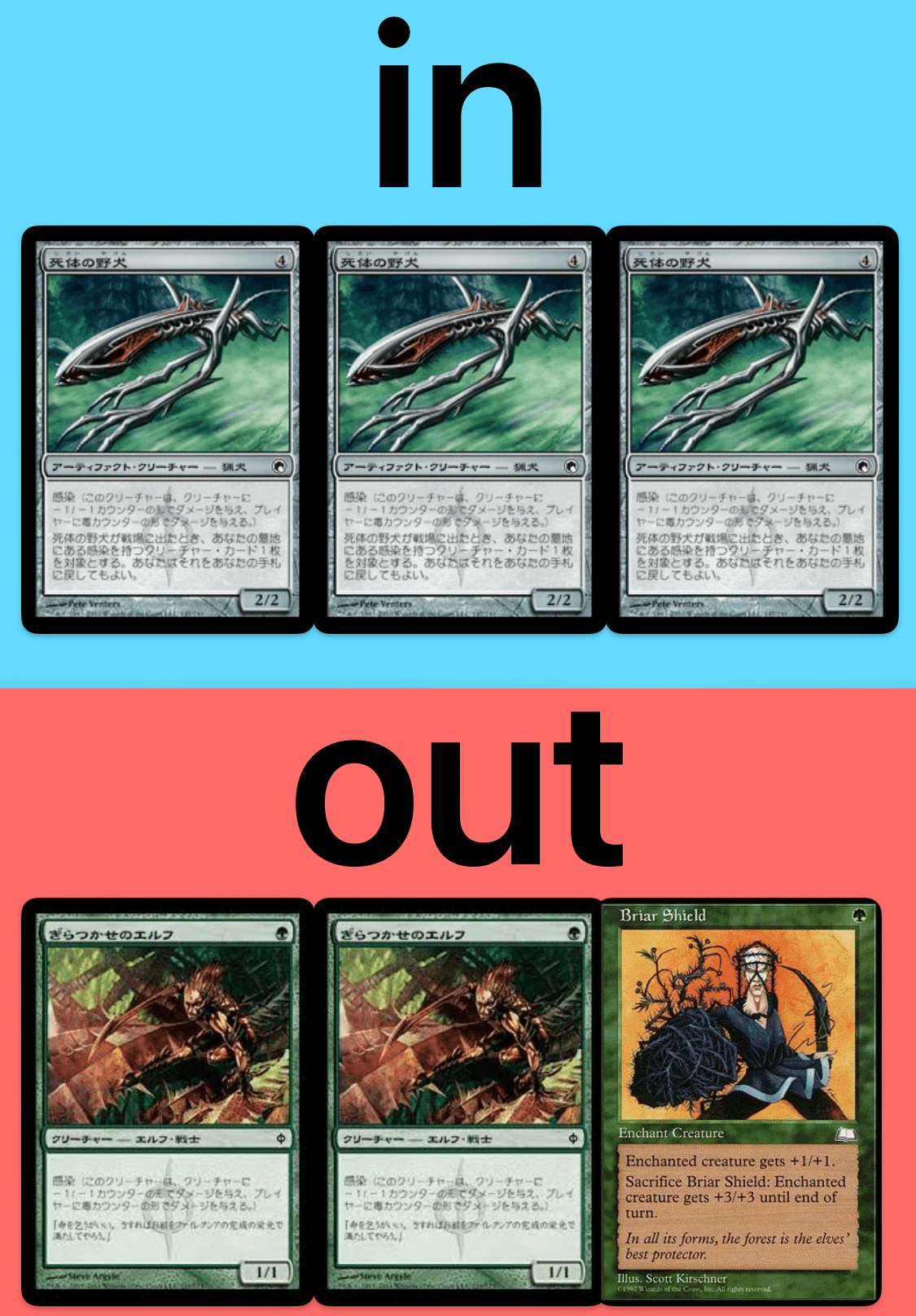 いなり式パウパー青緑感染論（プレイング編）｜吉田おいなり