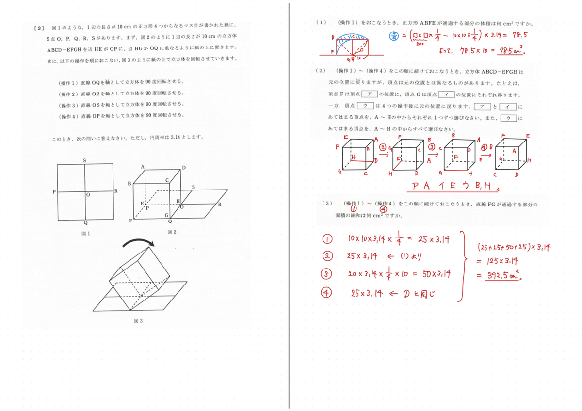 2024 SE 聖光学院対策プリント 算数 2024 聖光学院中 算数|うえたけ
