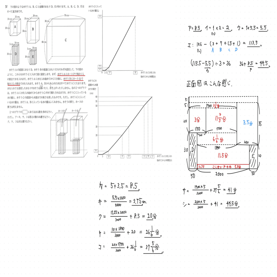 2024 桜蔭中 算数｜うえたけ