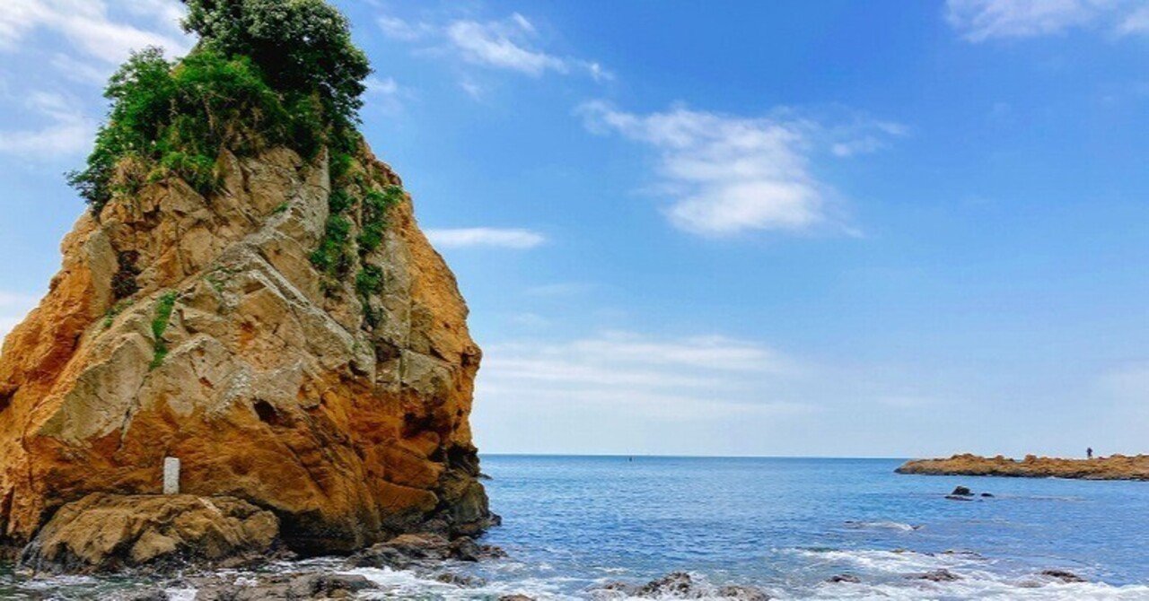 岩場で拾える貝殻とちっちゃなシーグラスと陶片！立石海岸で