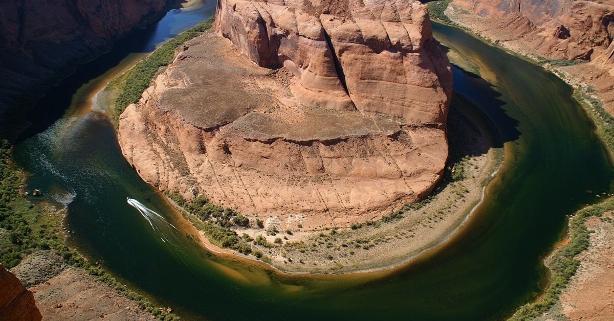 アメリカで出会った100の光景 No.32（大自然の絶景）川が