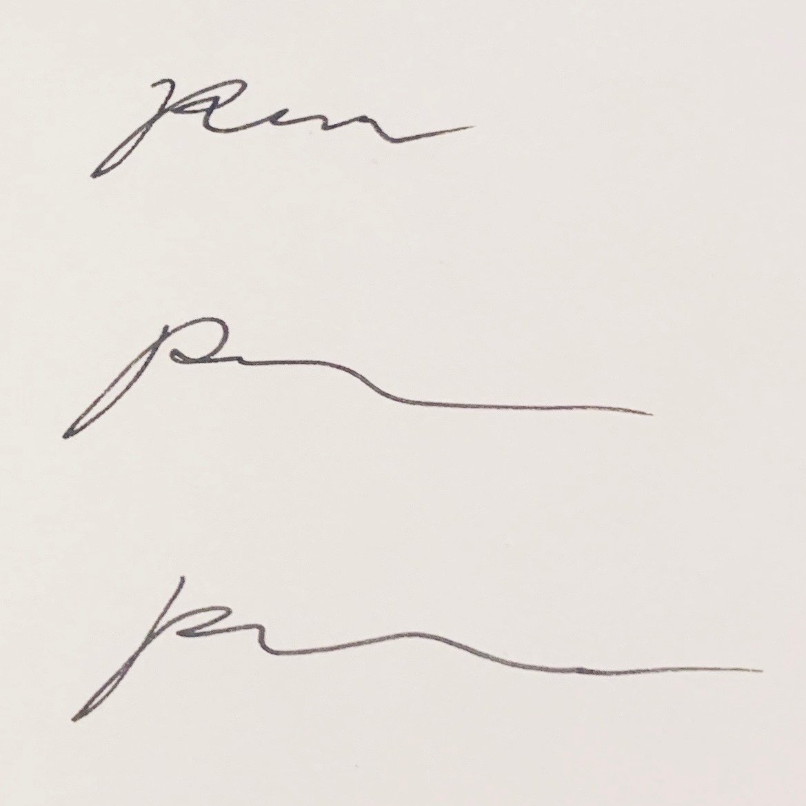 いかに読めないサインを書くか ベタ 朗読曲 Note